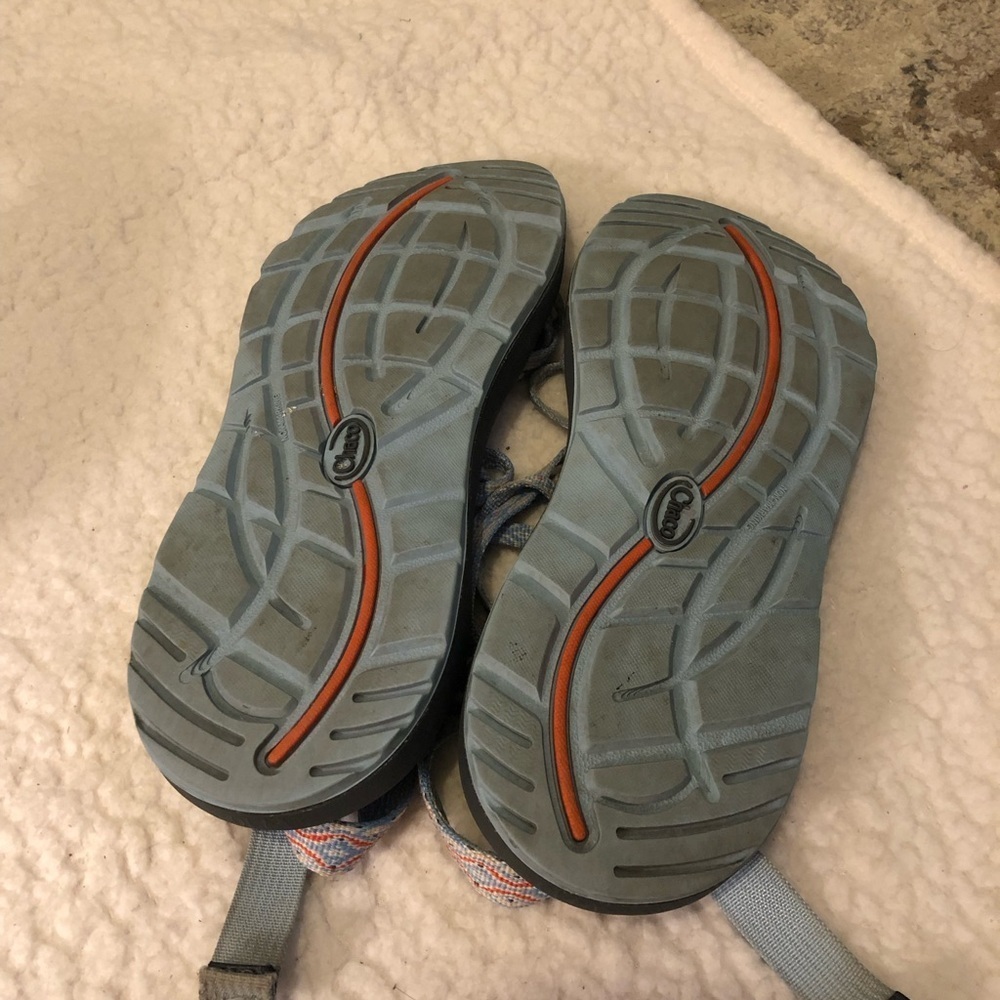Womens CHACO ZX2 Classic Lt Blue/ Gray Strappy Waterproof Sport Sandal Size 10 - Picture 11 of 11